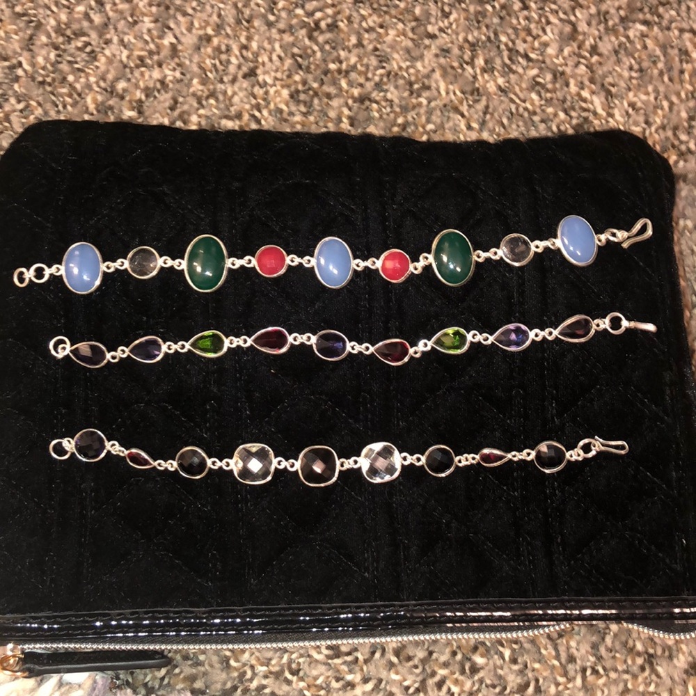 Colorful Gem Bracelets.